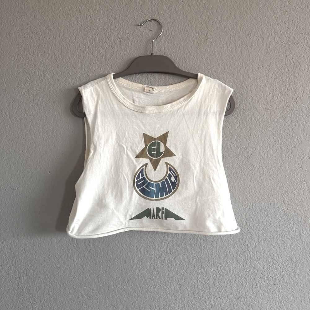 El cosmico Marfa Filth Mart festival legend cropped top very rare S - Picture 2 of 7